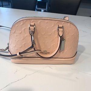 Coach Sierra dome light pink purse